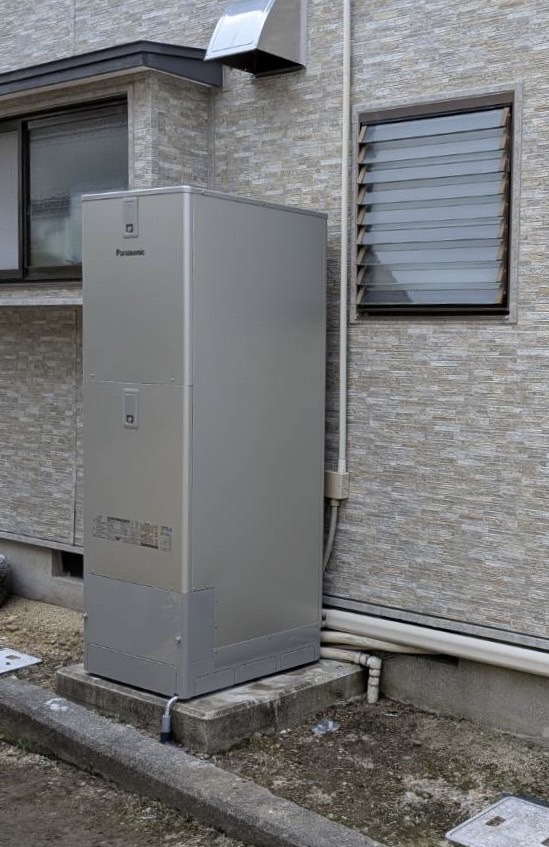 滋賀県湖南市のパナソニックエコキュート交換