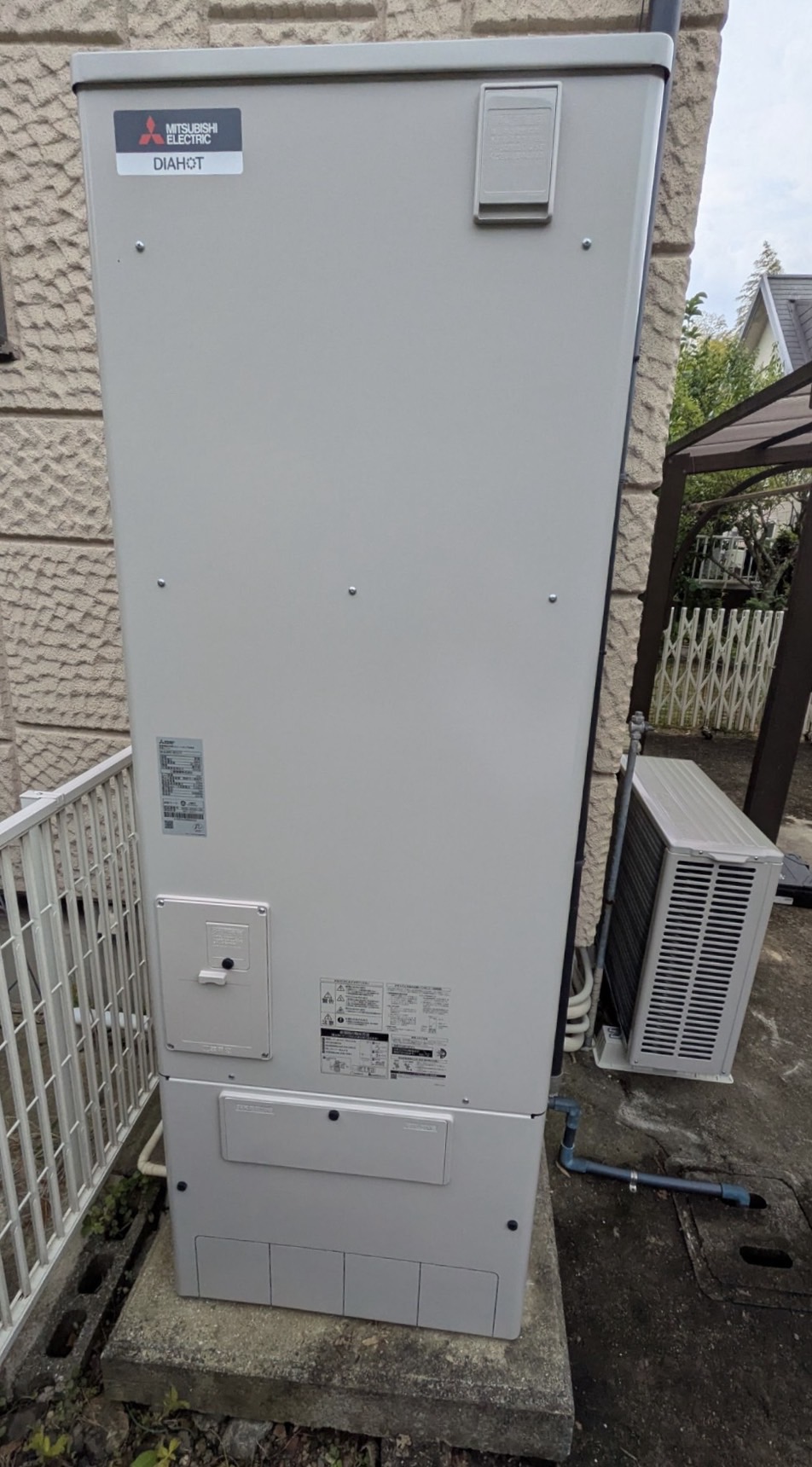 和歌山県和歌山市の三菱エコキュート交換