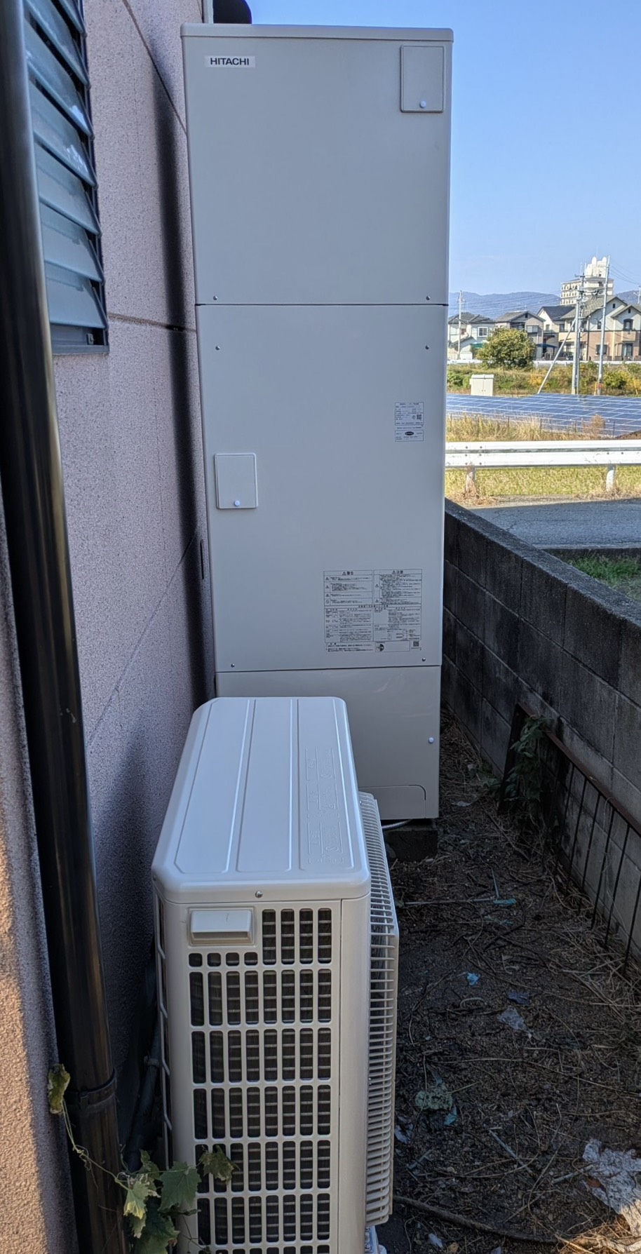 和歌山県紀の川市の日立エコキュート交換