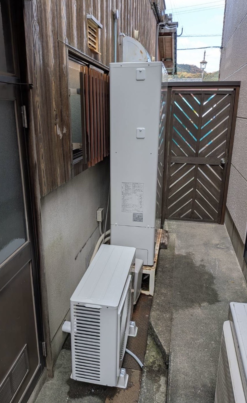滋賀県大津市のコロナエコキュート交換