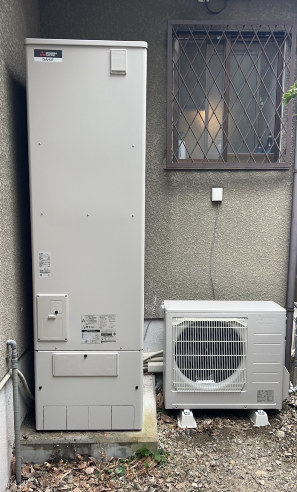 大阪府池田市の三菱エコキュート交換