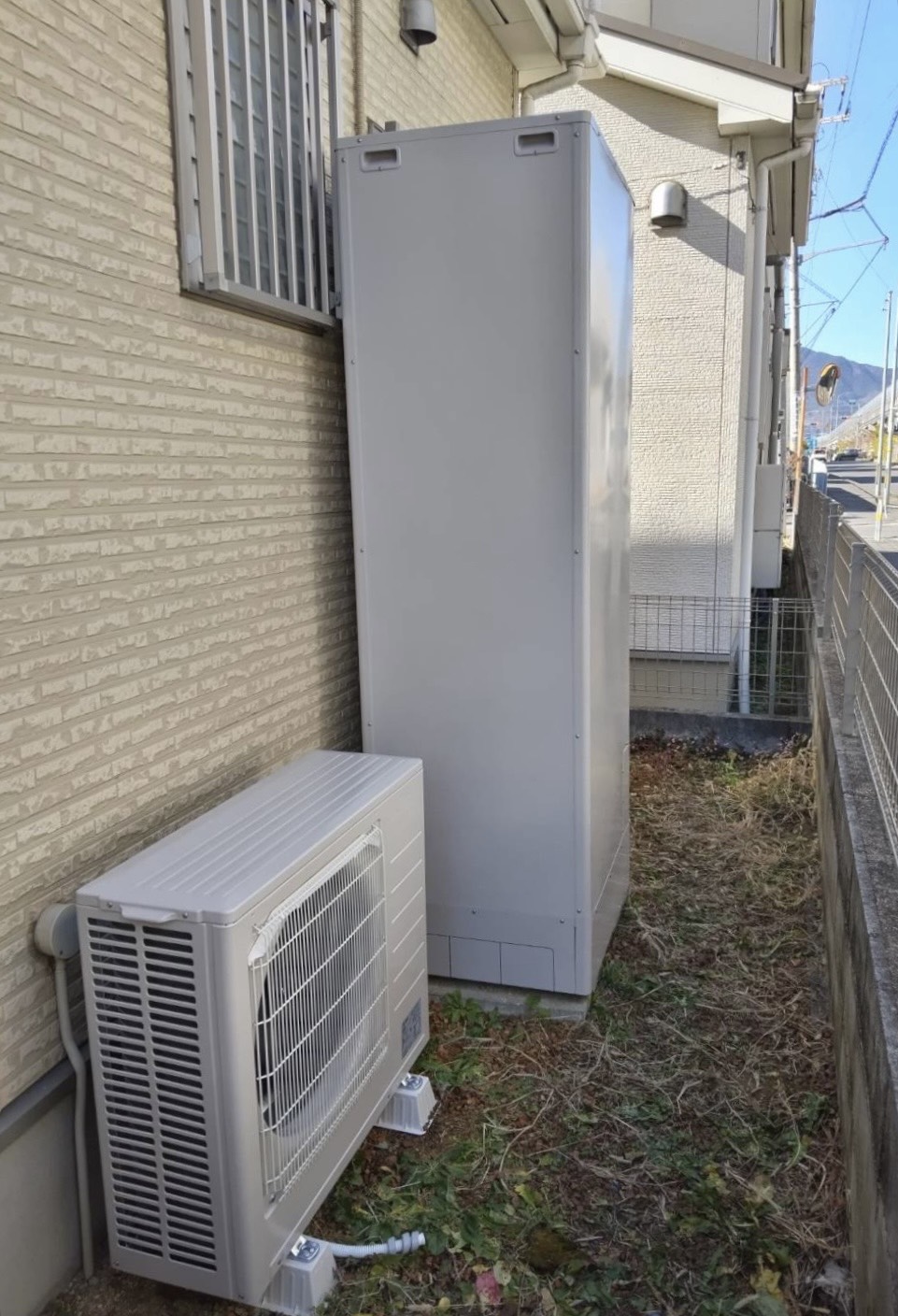奈良県葛城市の三菱エコキュート交換
