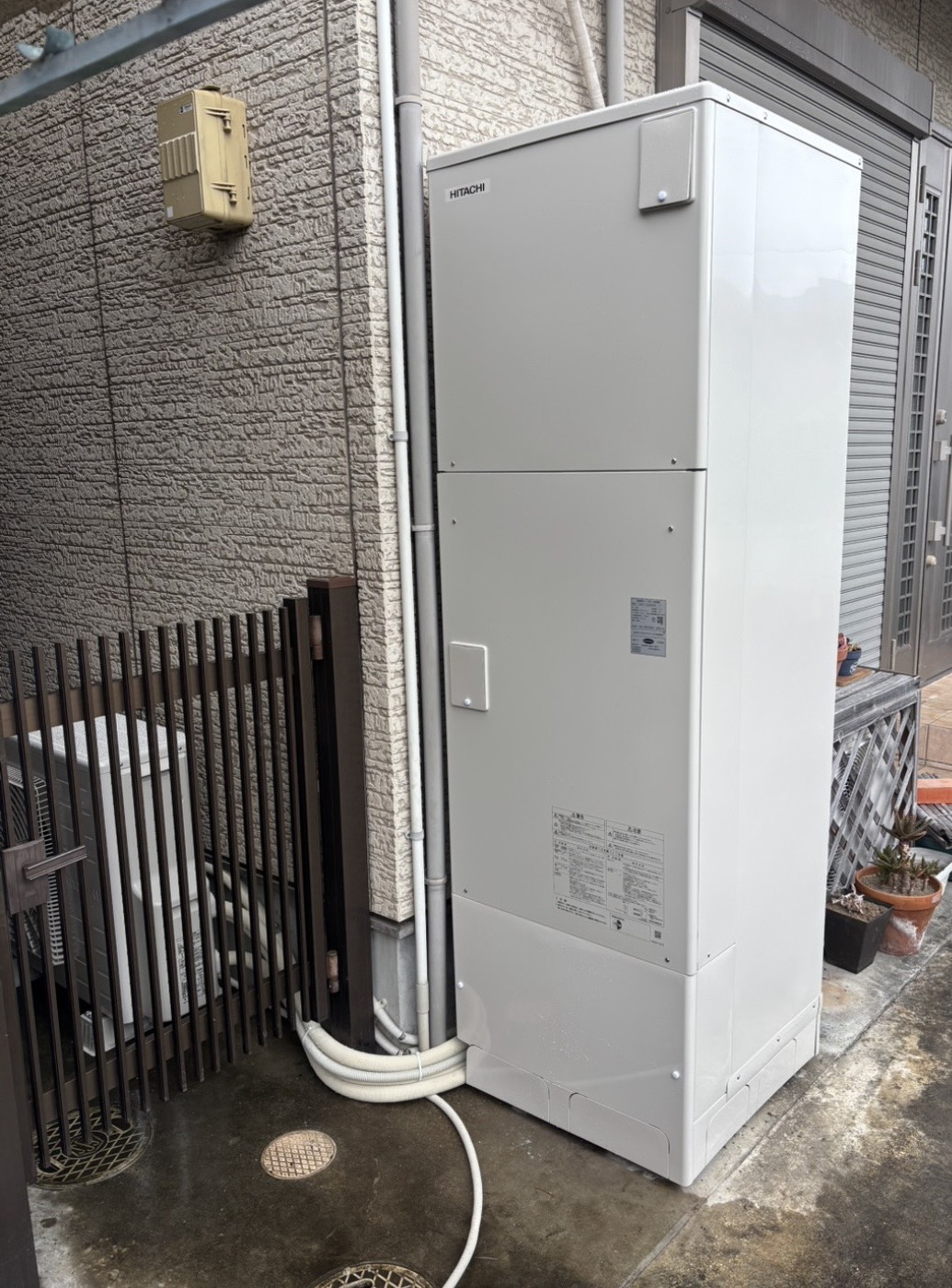 和歌山県和歌山市の日立エコキュート交換