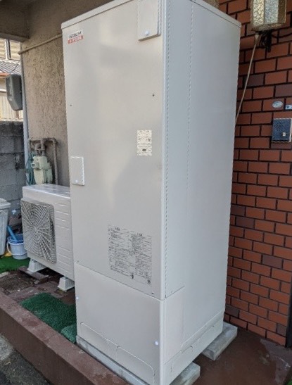 大阪府藤井寺市の日立エコキュート交換