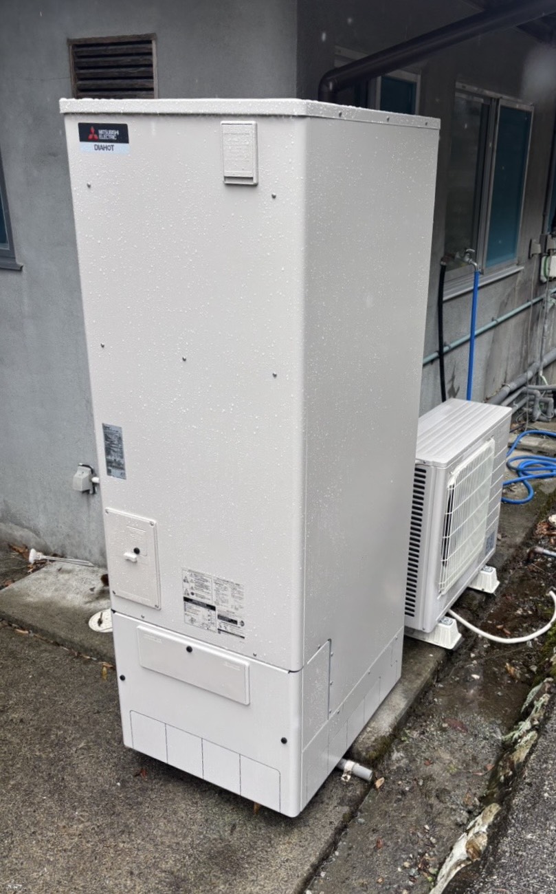 和歌山県田辺市の三菱エコキュート交換