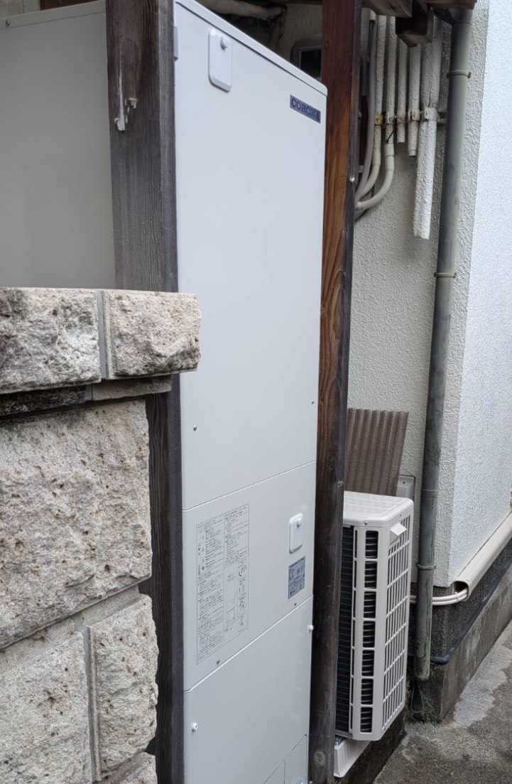 和歌山県和歌山市のコロナエコキュート交換