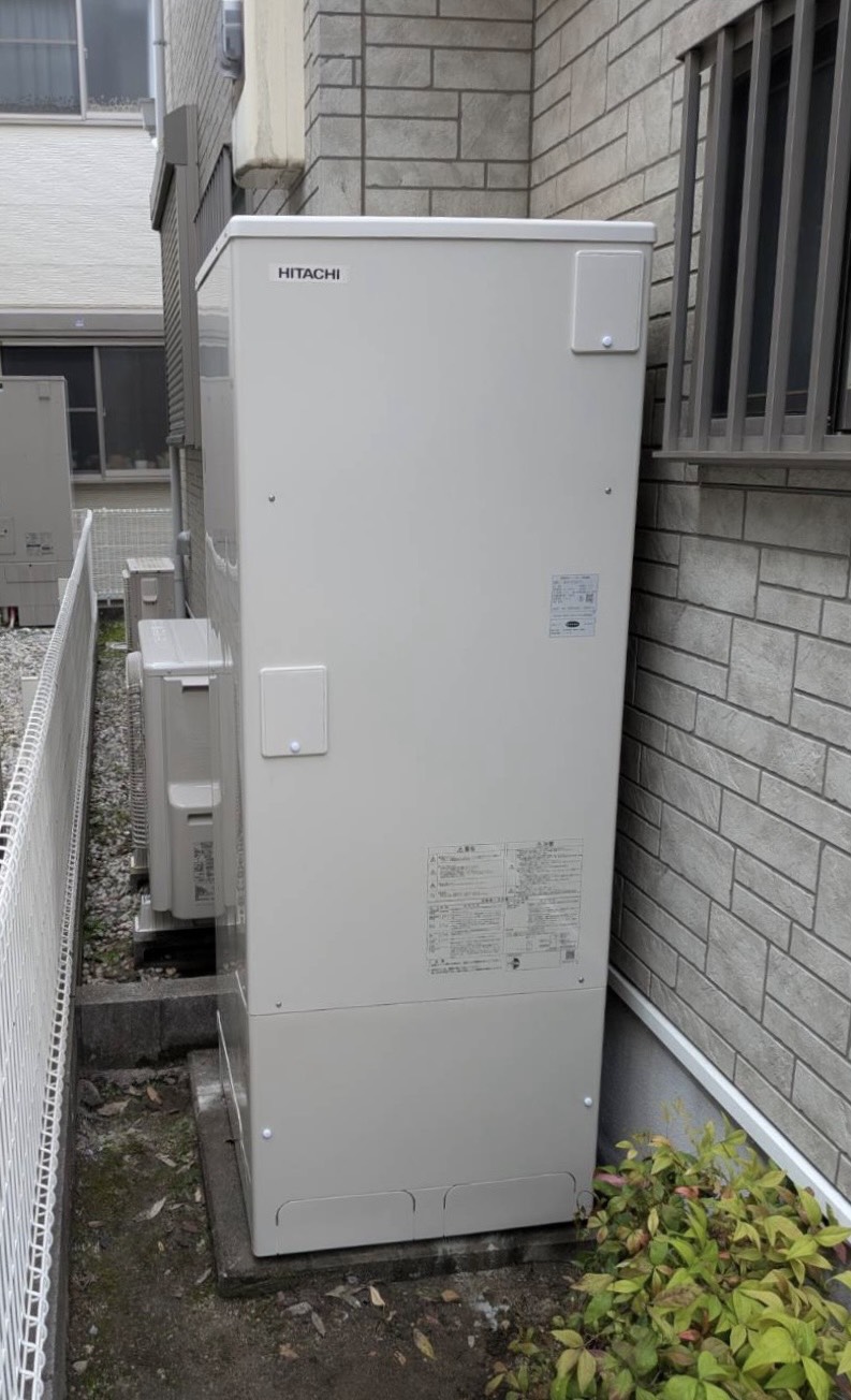 大阪府和泉市の日立エコキュート交換